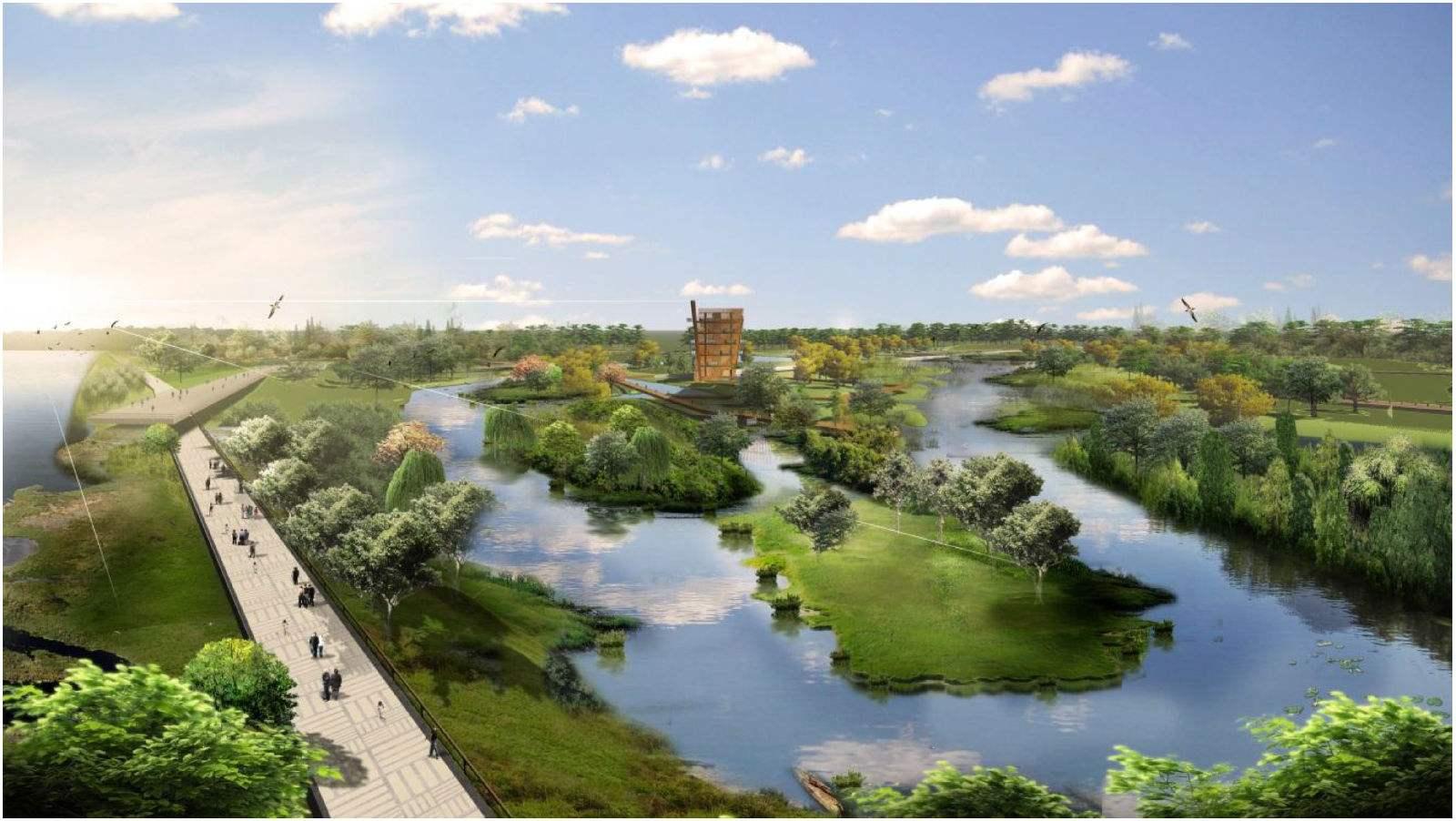 鄭州市賈魯河綜合治理工程西流湖段(中原路-化工路)-建筑、古建工程